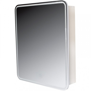Зеркальный шкаф 50 Style Line Каре СС-00002302 белый, с подсветкой и сенсорным выключателем